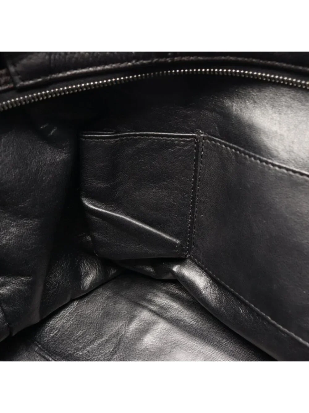 Chanel Tote CC Logo Black Leather Chain